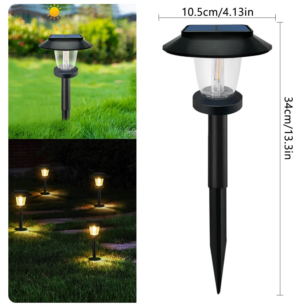 Lampe de jardin solaire décorative