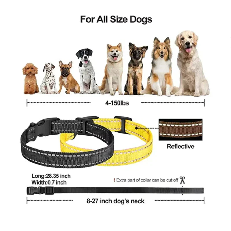 Collier d'entraînement électrique à batterie pour chiens avec télécommande et portée de 1000 m (100 000 cm) – PetControl