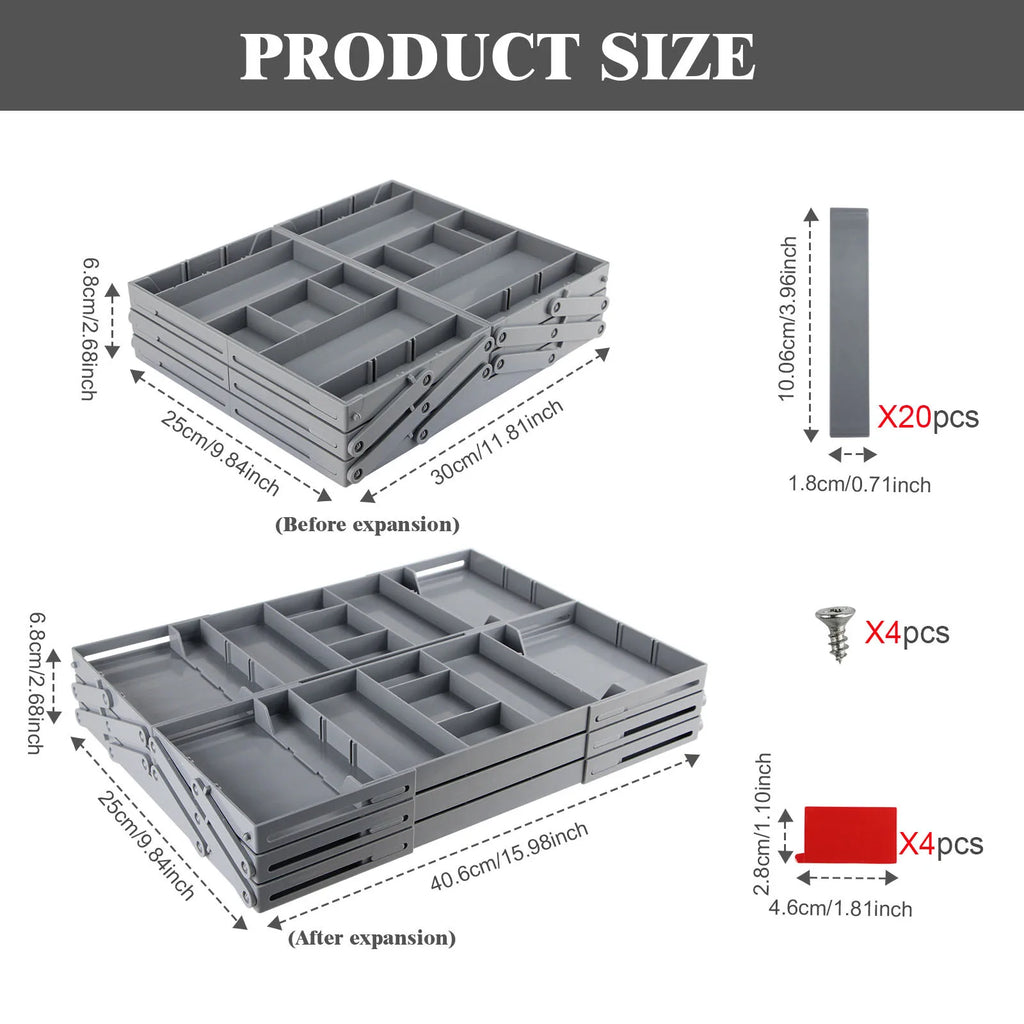 ExpandDrawer | Organisateur de tiroir intelligent extensible