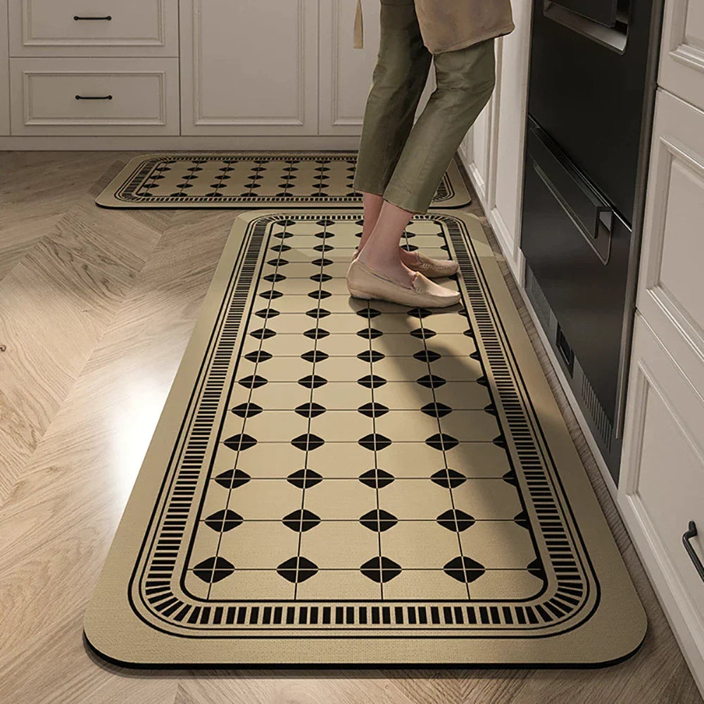 Tapis de Cuisine Antidérapant Premium