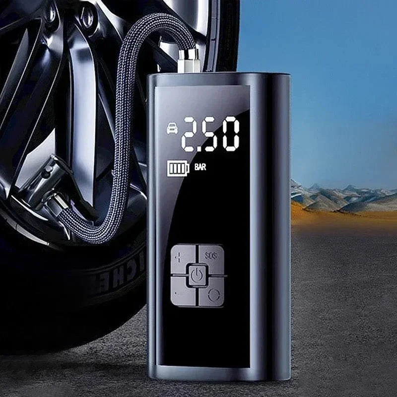Compresseur d'air TURBOPUMP | Pression de 150 PSI | Sans fil & Compact | Batterie de 6000mAh