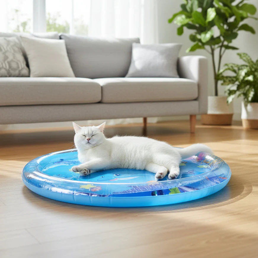 COOLPET - Lit d'eau non toxique pour chiens et chats, soulagement par temps chaud