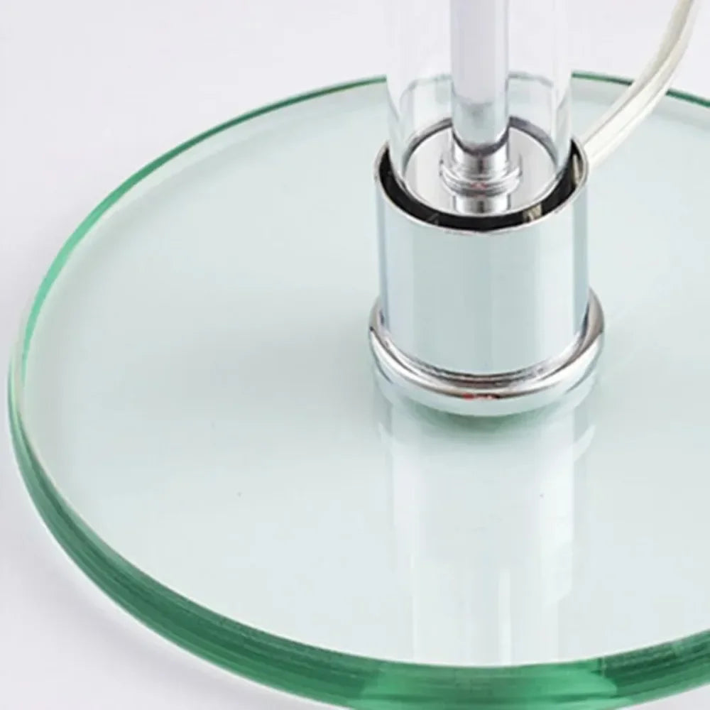 Lampe de table en verre Wilora Bauhaus