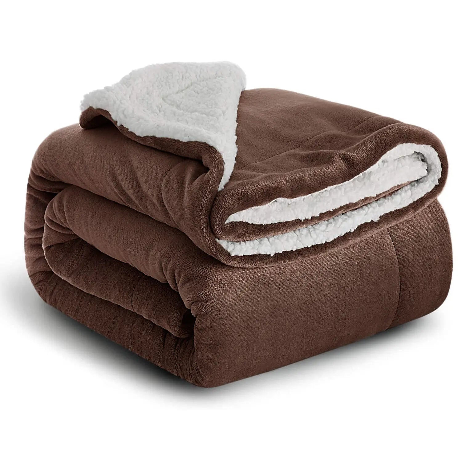 Couverture en sherpa réversible