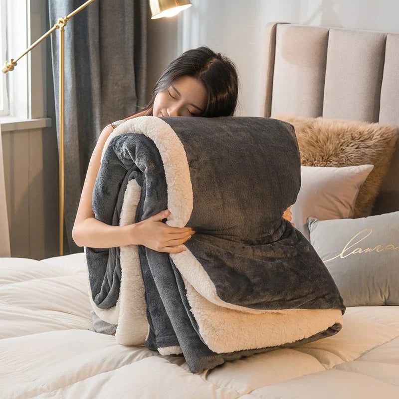 Housse de couette en Thermofleece réversible