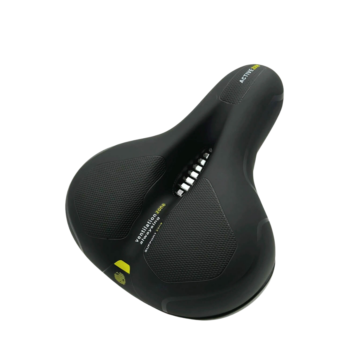 Sandsberg | Selle de vélo CloudComfort Pro | Mousse à mémoire soulageant la pression | Noir