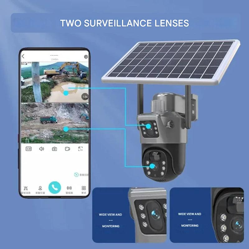 GUARDORA – Caméra de sécurité alimentée par énergie solaire pour une surveillance fiable de votre propriété