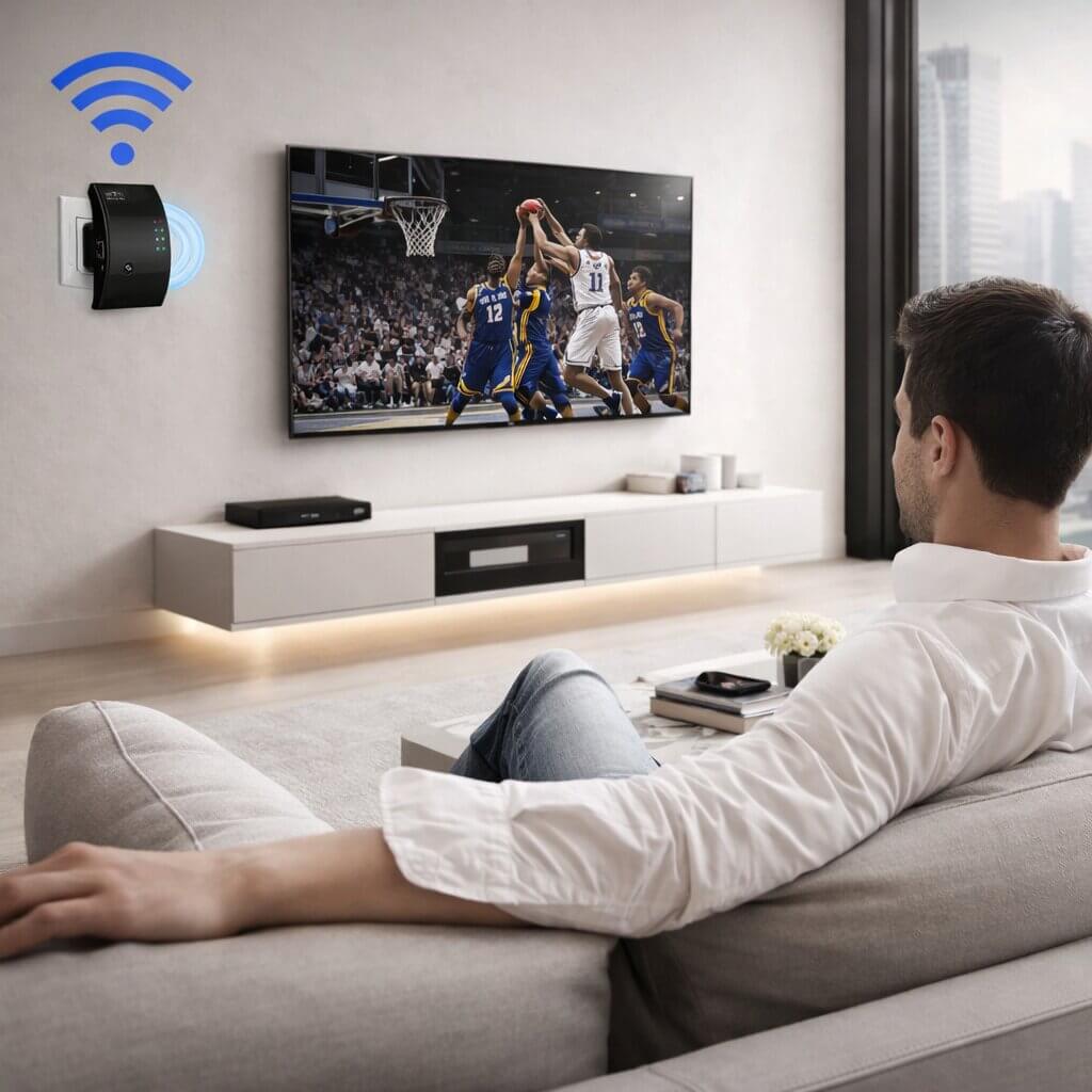 Amplificateur de signal | Plus de portée | Installation simple Plug and Play | WiFiora