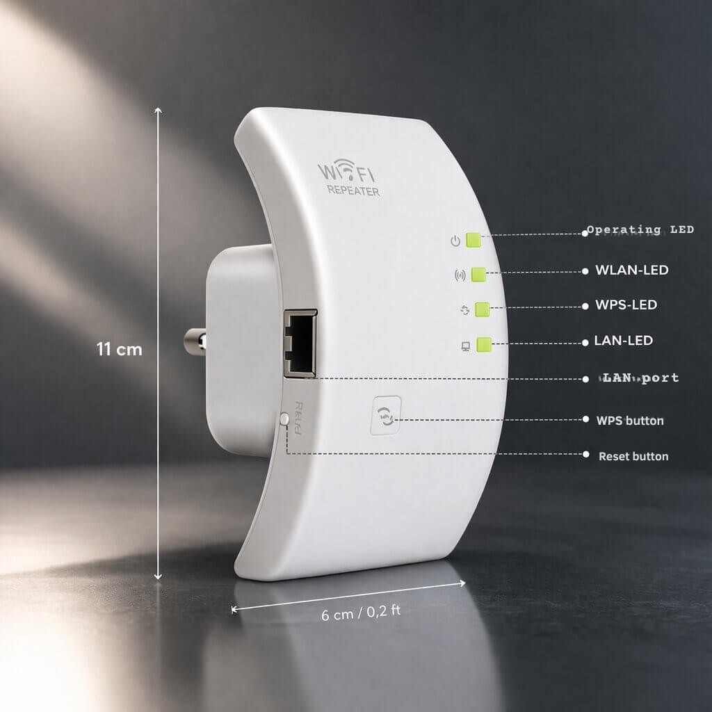 Amplificateur de signal | Plus de portée | Installation simple Plug and Play | WiFiora