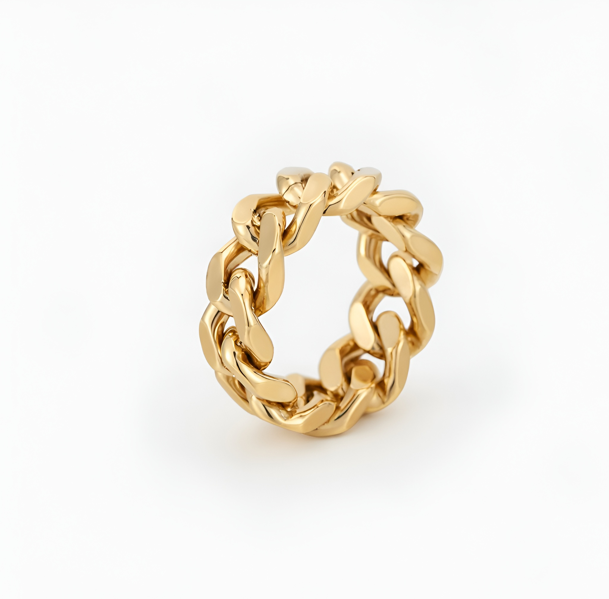 Sienna - Bague à maillons en chaîne Signature