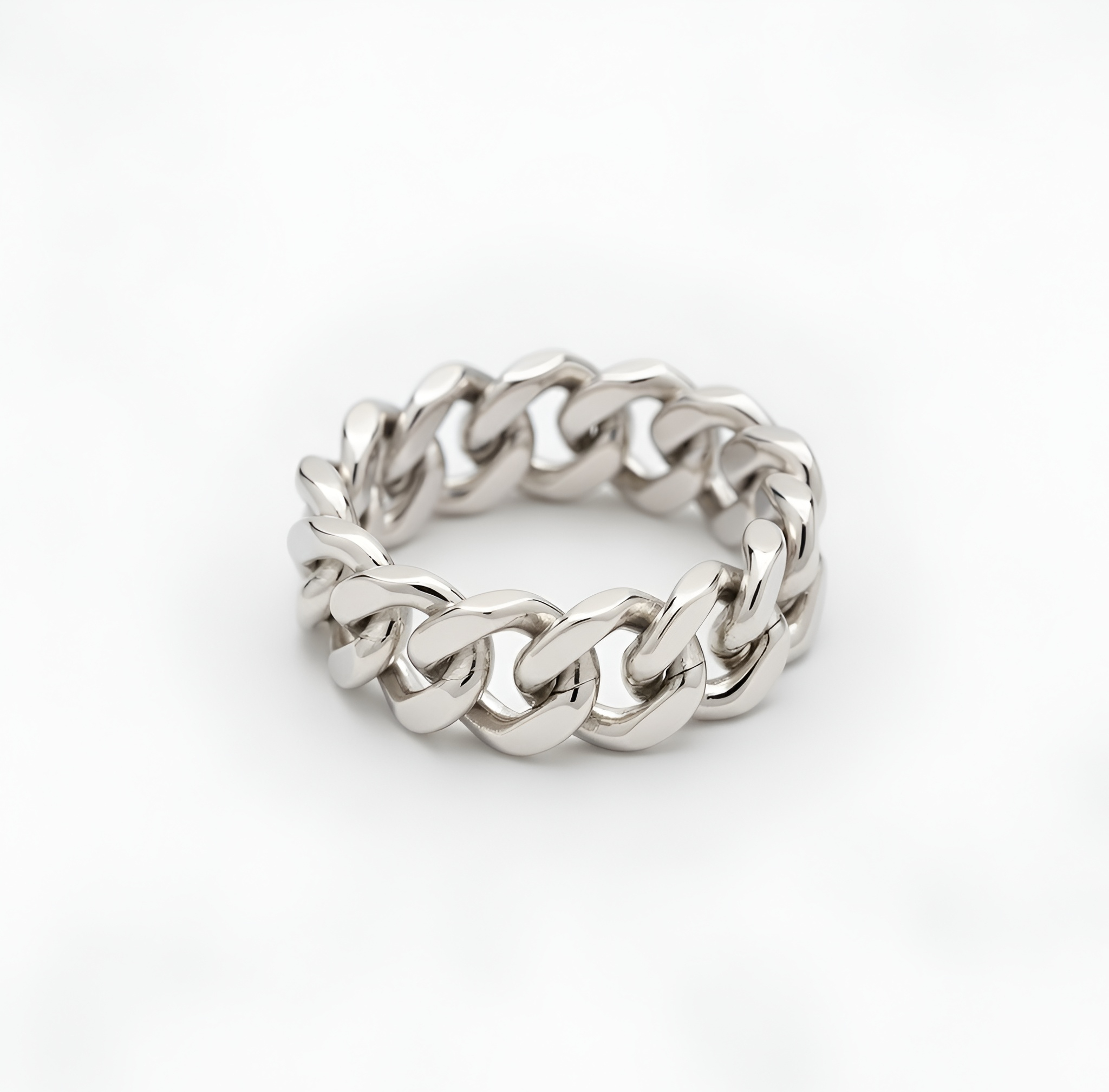 Sienna - Bague à maillons en chaîne Signature