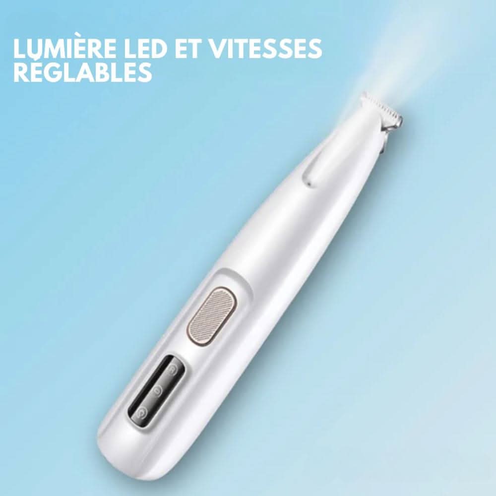 Skanto | SilentPet Trimmer – Tondeuse silencieuse pour zones sensibles chez le chien et le chat