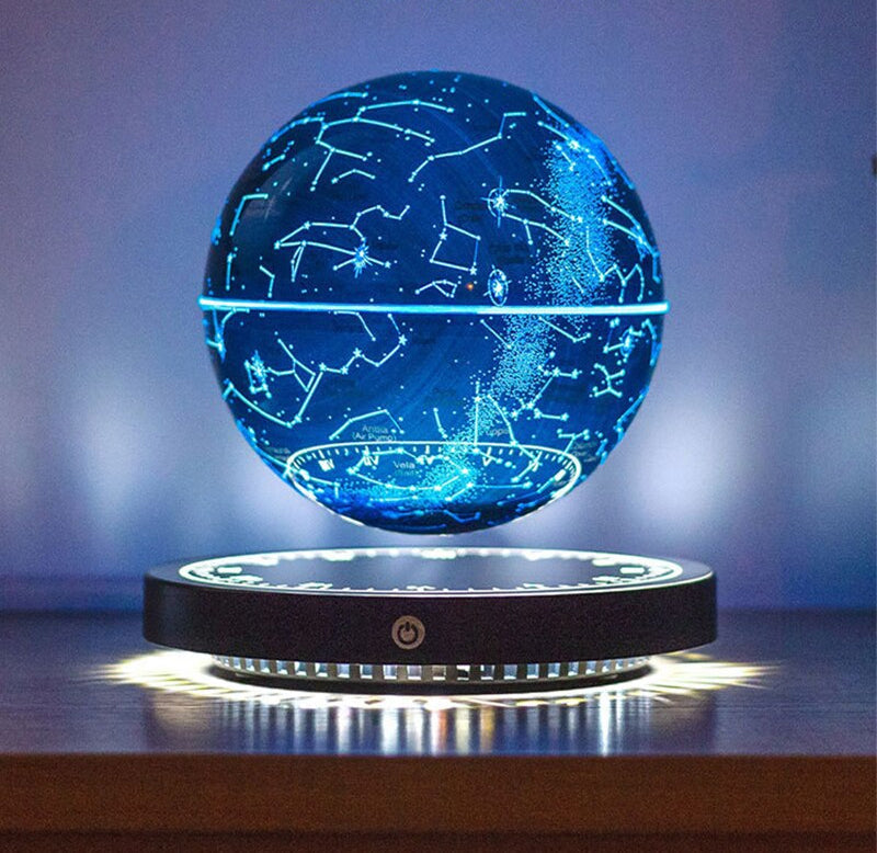 SkyOrbit™ | Lampe à constellation flottante rotative | Lévitation magnétique | Lumière d'ambiance