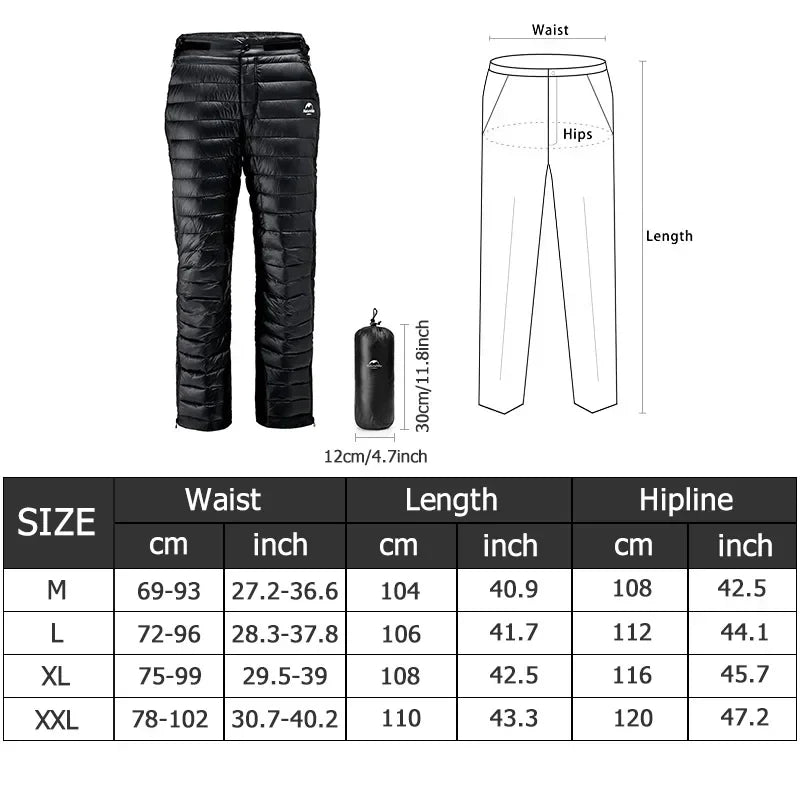 Skanto | Pantalons Thermiques en Duvet Premium | Chaleur Extrême & Imperméable | S-XL