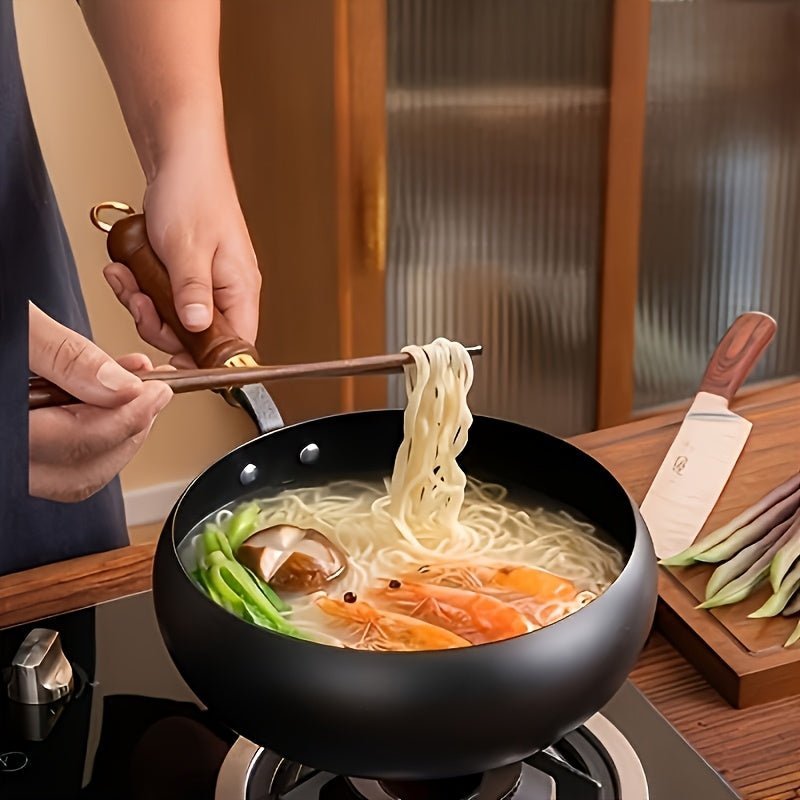 CASTFORGE - Poêle en fonte robuste avec couvercle conçue pour une excellente rétention de chaleur et des performances de cuisson polyvalentes