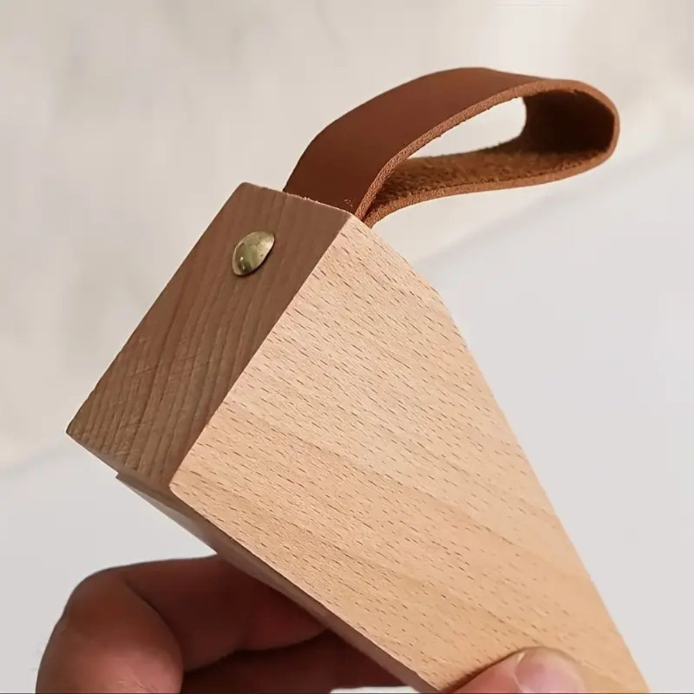 Élégant cale-porte en bois