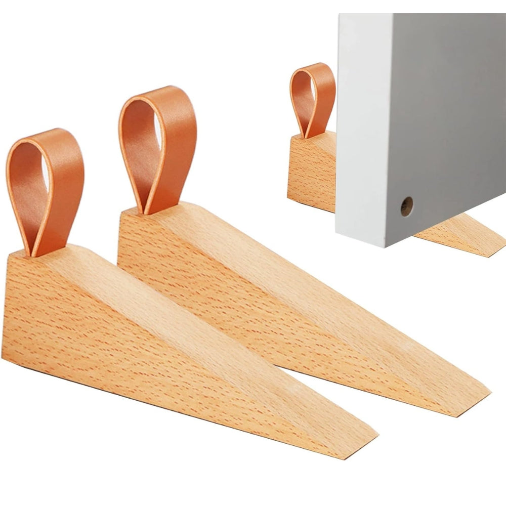 Élégant cale-porte en bois