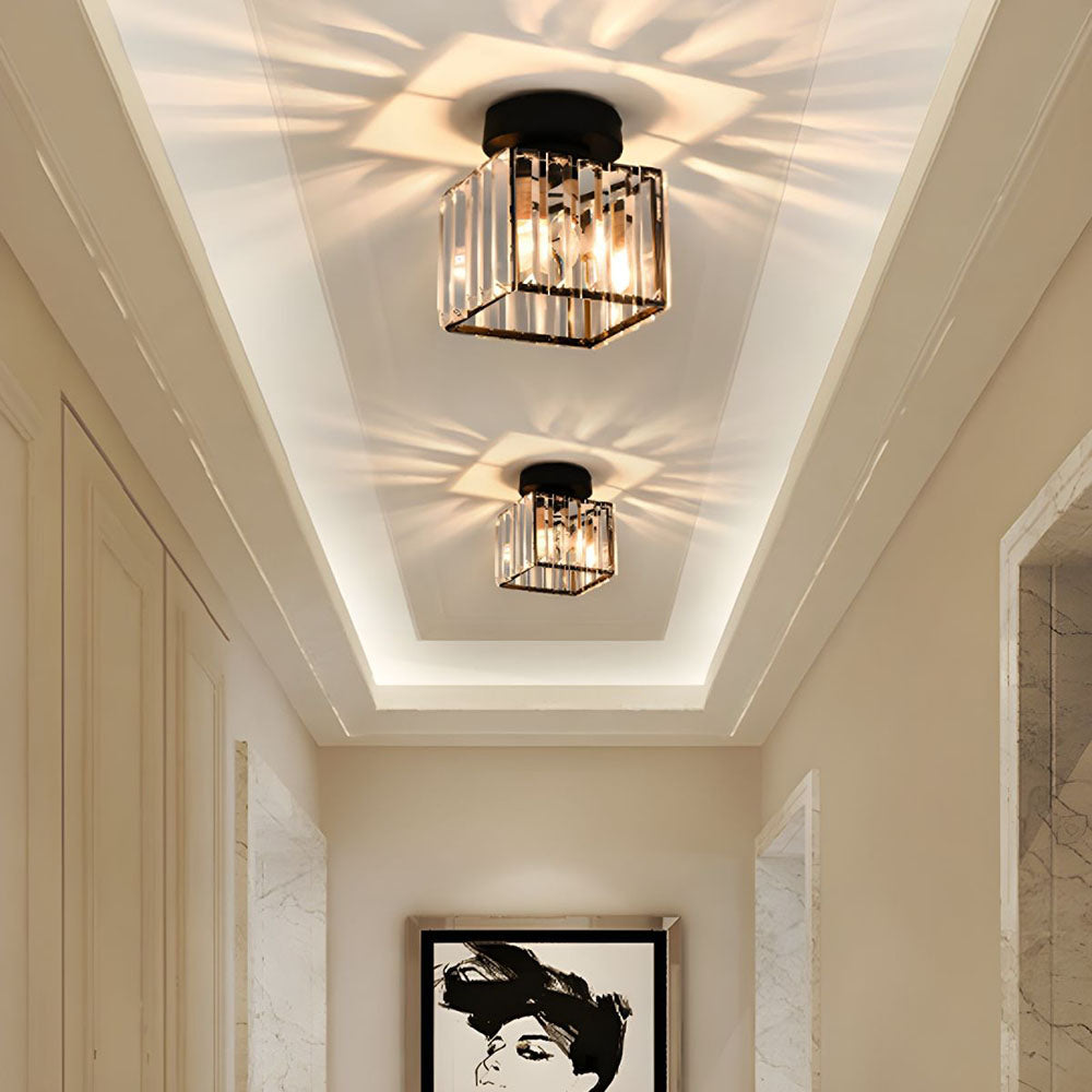 Lustre Encastré Élégant - Éclairage Moderne pour Couloir