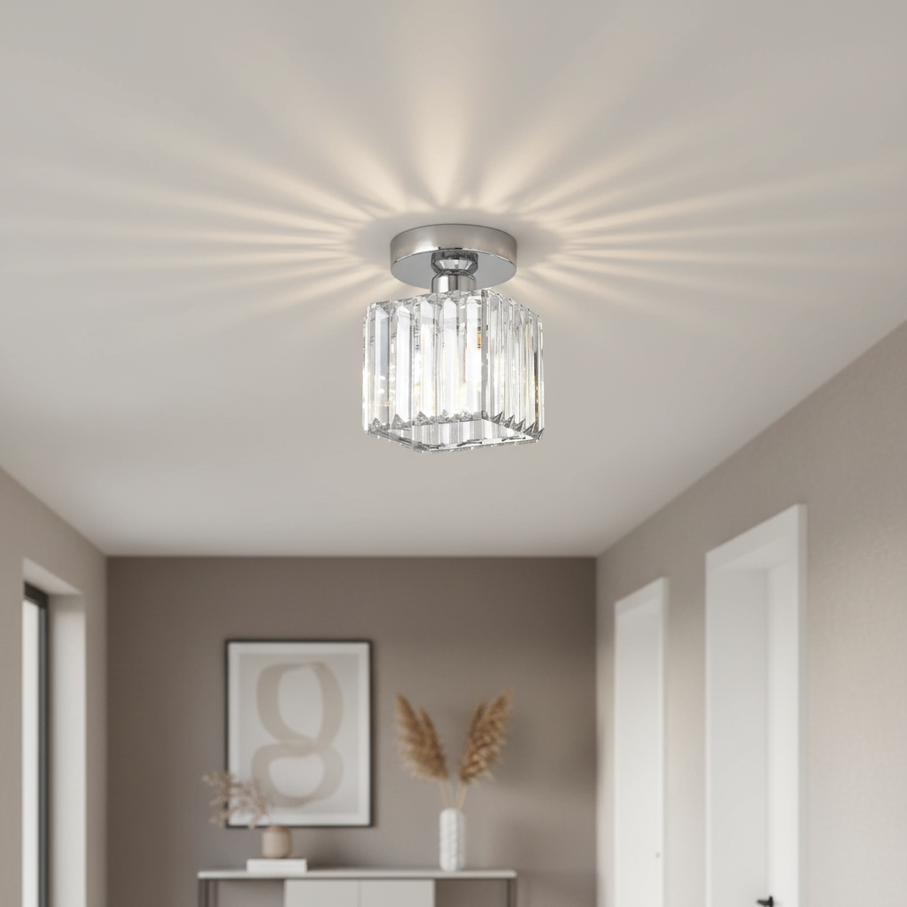 Lustre Encastré Élégant - Éclairage Moderne pour Couloir