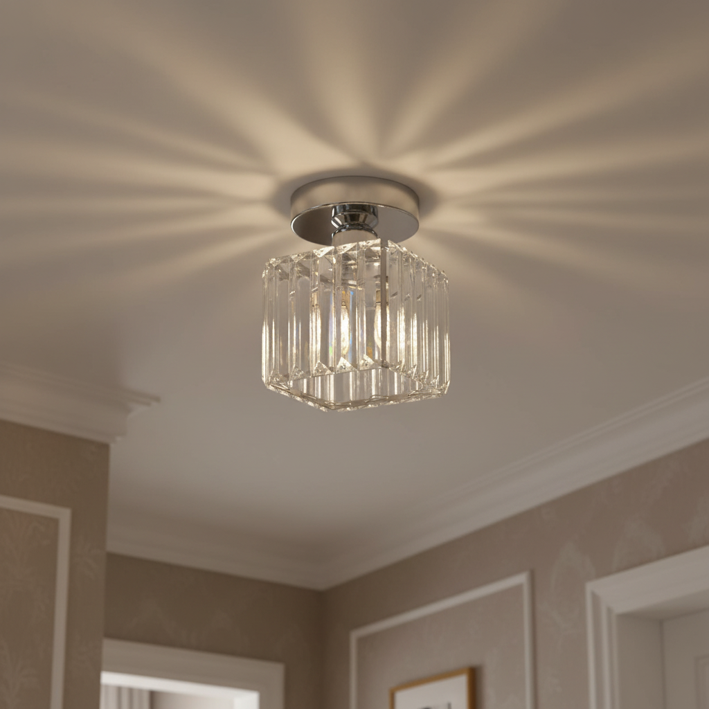 Lustre Encastré Élégant - Éclairage Moderne pour Couloir