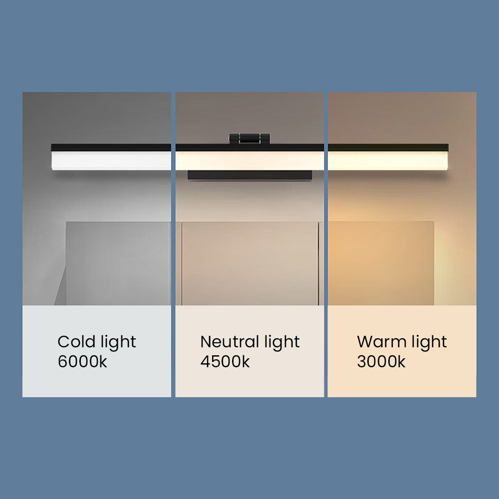 Applique Murale LED Élégante pour Salle de Bain - Applique Moderne Minimaliste pour Espaces de Salle de Bain