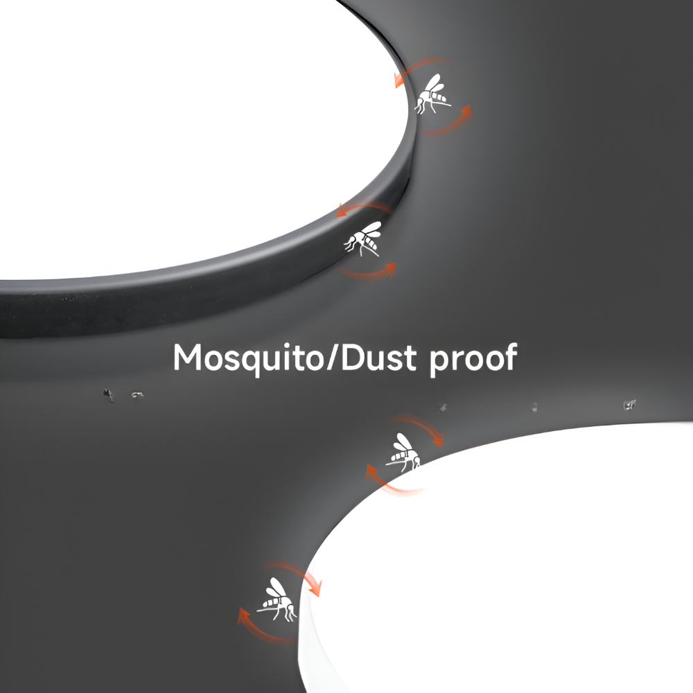 SlimAura Plafonnier – Plafonnier LED Ultra Fin Rond au Design Moderne