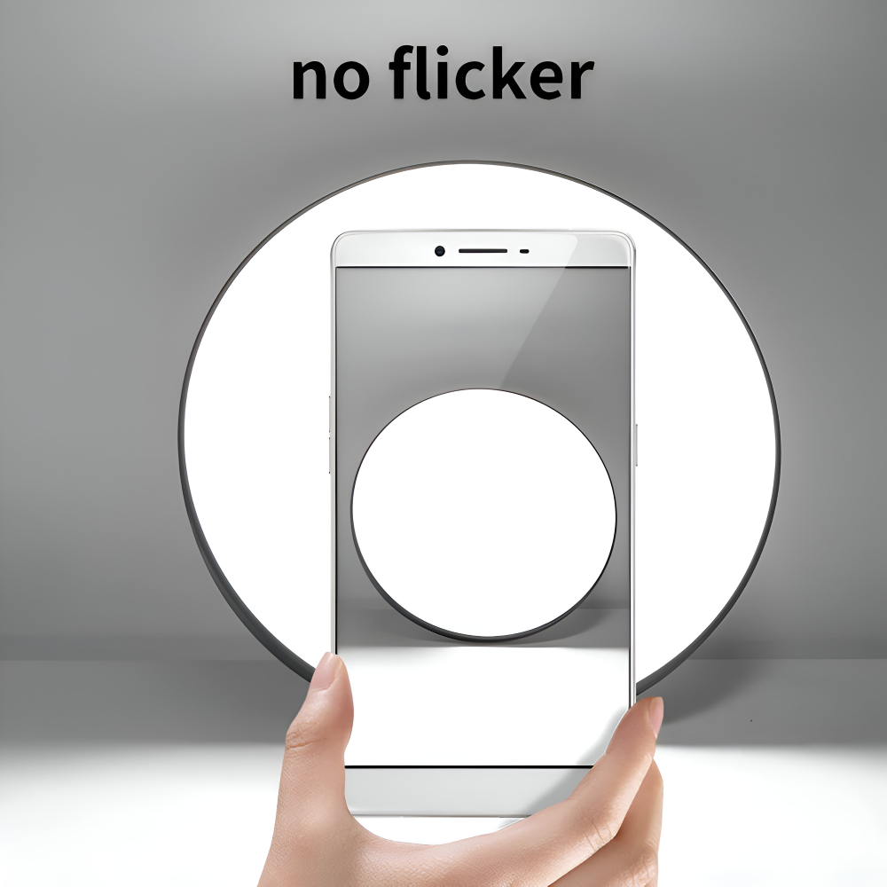 SlimAura Plafonnier – Plafonnier LED Ultra Fin Rond au Design Moderne