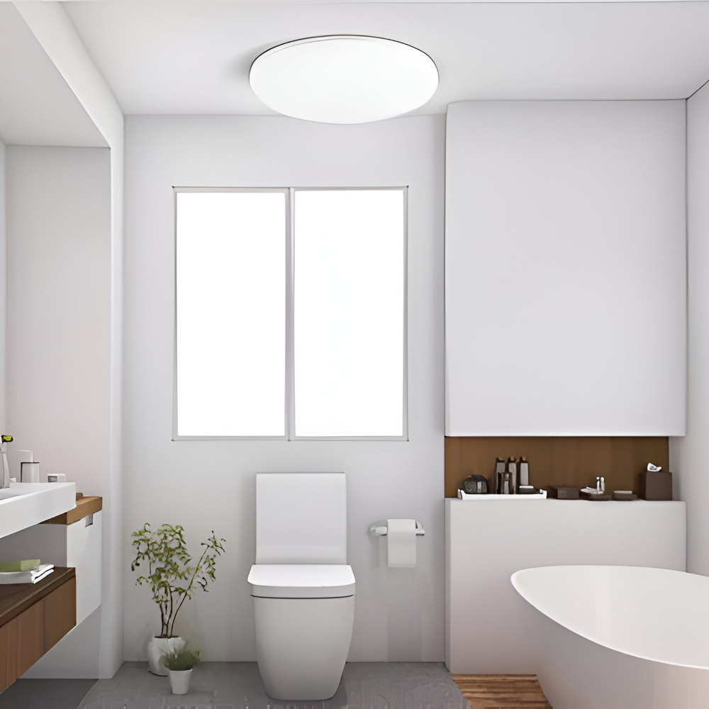 SlimAura Plafonnier – Plafonnier LED Ultra Fin Rond au Design Moderne