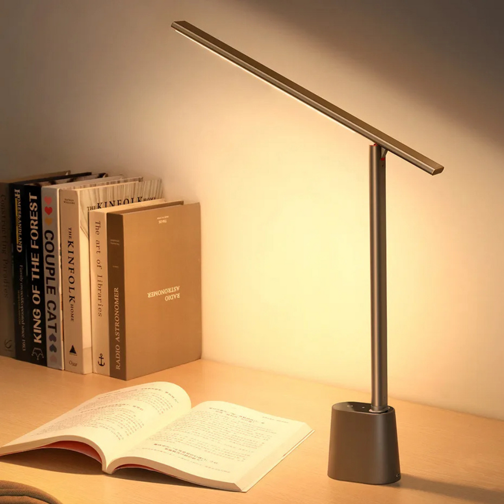 Lampe de bureau LED dimmable – compacte, pliable et rechargeable