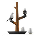 Lampe de table LED avec capteur – lampe sans fil avec capteur de mouvement et aspect bois