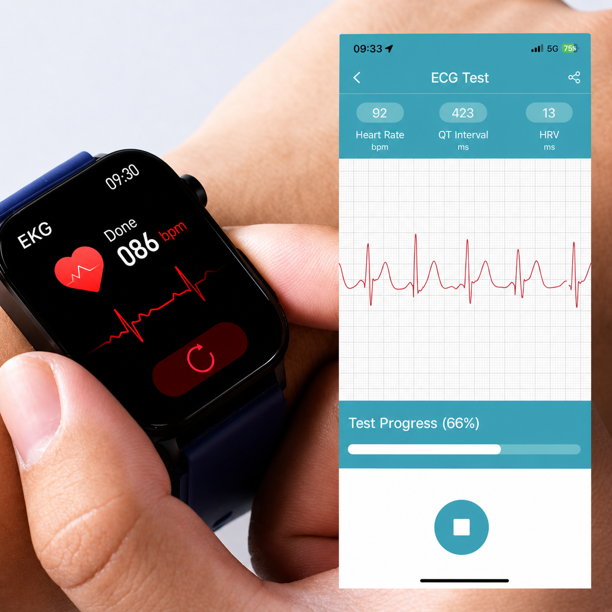 LIFELINK – Montre de Fitness Intelligente avec Surveillance de l'Oxygène et Connectivité Bluetooth