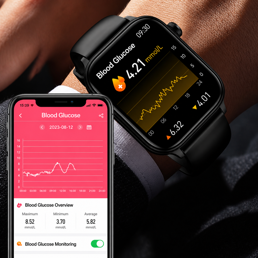 LIFELINK – Montre de Fitness Intelligente avec Surveillance de l'Oxygène et Connectivité Bluetooth