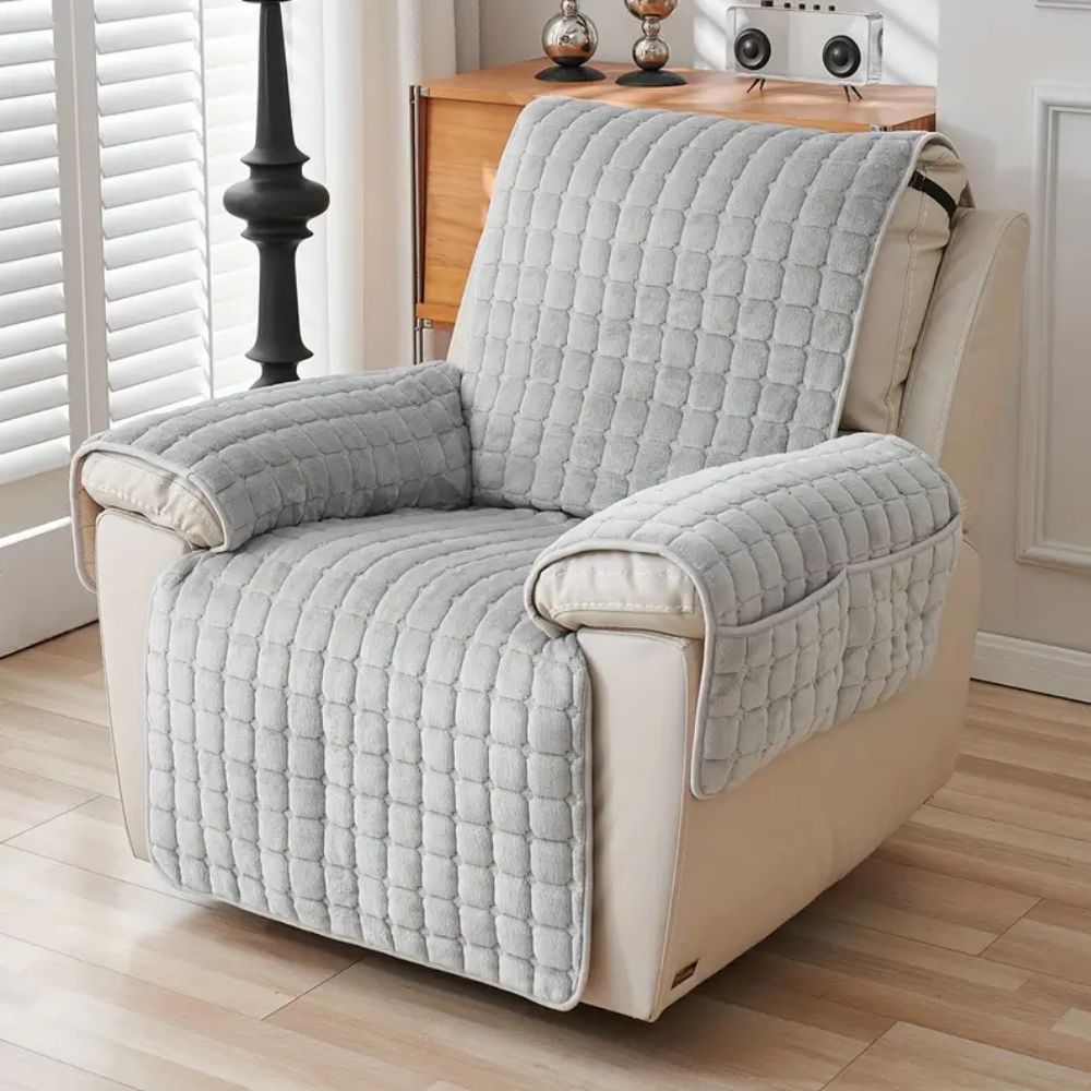 LUXEHOME - Housse de fauteuil inclinable en microfibre protectrice avec design ajusté