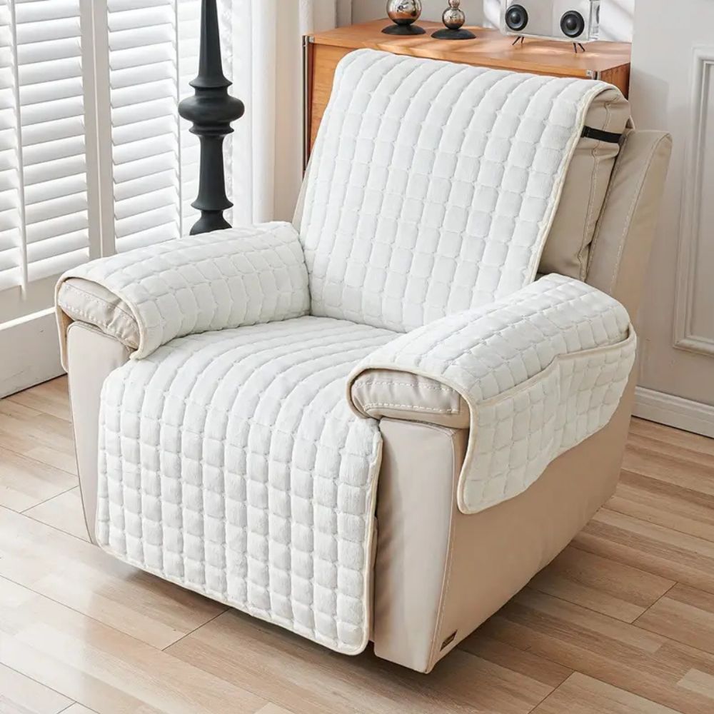 LUXEHOME - Housse de fauteuil inclinable en microfibre protectrice avec design ajusté