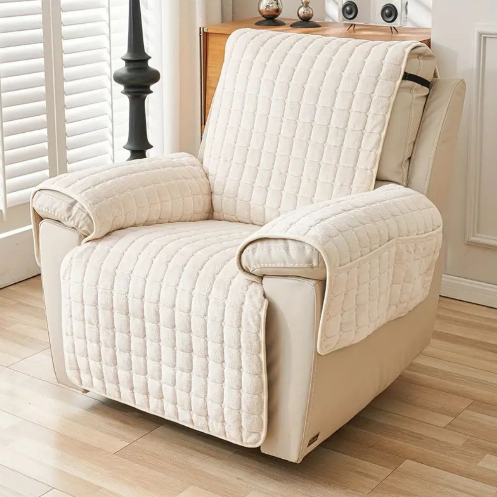 LUXEHOME - Housse de fauteuil inclinable en microfibre protectrice avec design ajusté
