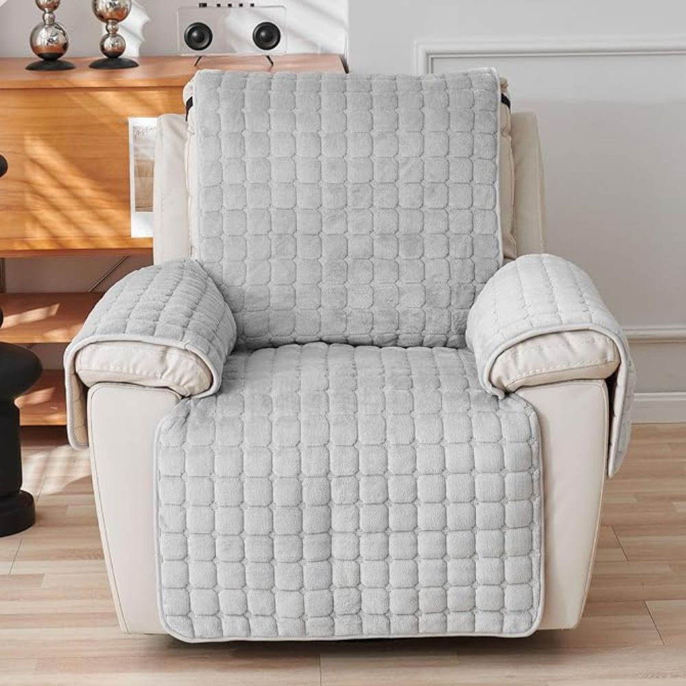 LUXEHOME - Housse de fauteuil inclinable en microfibre protectrice avec design ajusté