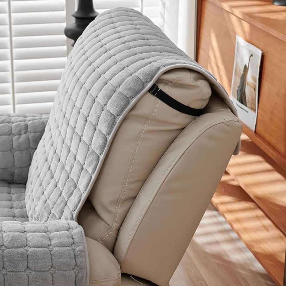 LUXEHOME - Housse de fauteuil inclinable en microfibre protectrice avec design ajusté