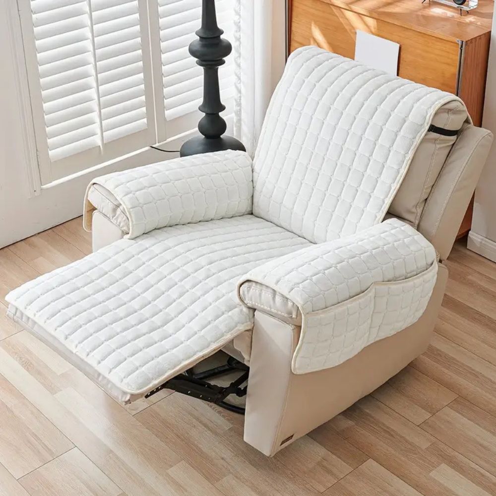LUXEHOME - Housse de Fauteuil Relax avec Design Ajusté en Microfibre Protectrice