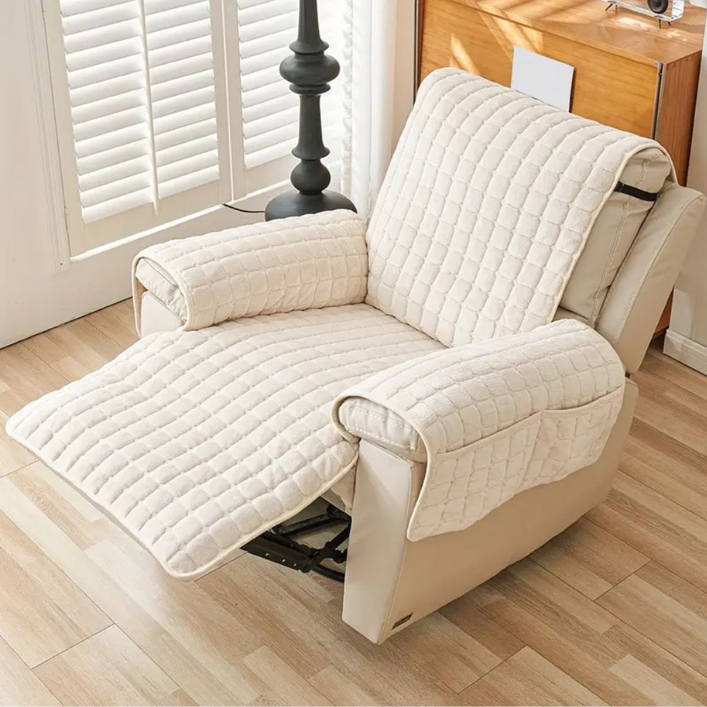 LUXEHOME - Housse de fauteuil inclinable en microfibre protectrice avec design ajusté