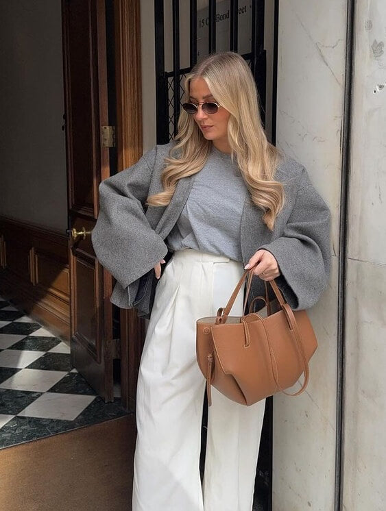 Sac Tote Élégant en Cuir de Grande Capacité
