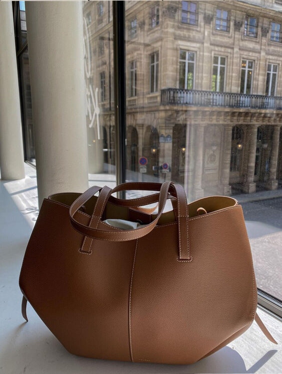Sac Tote Élégant en Cuir de Grande Capacité