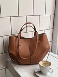 Sac Tote Élégant en Cuir de Grande Capacité
