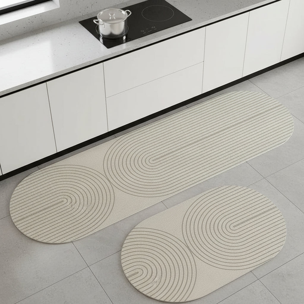 COMFYCHEF - Tapis de Cuisine Anti-Fatigue avec Confort Rembourré et Dos Antidérapant