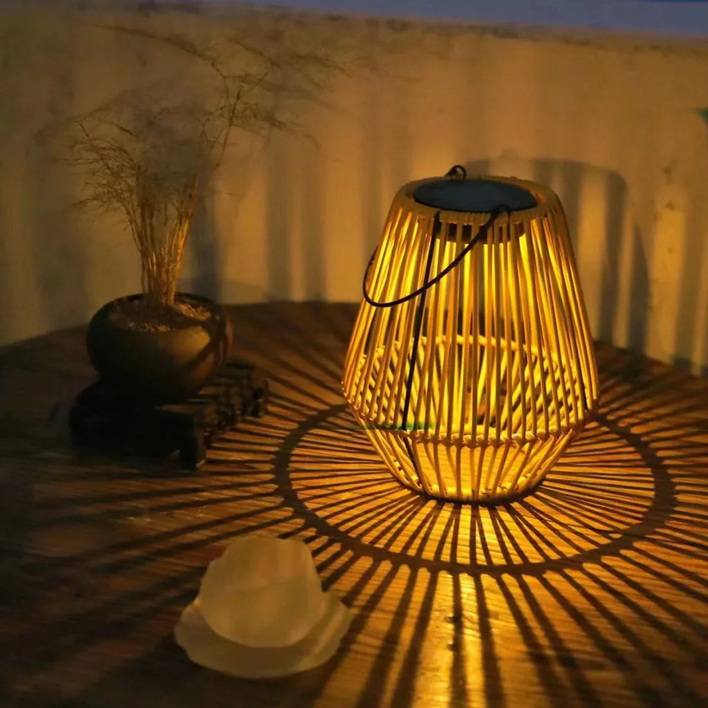 Lanterne Solaire | Capteur crépusculaire | Boho Rustique | DuskGlow