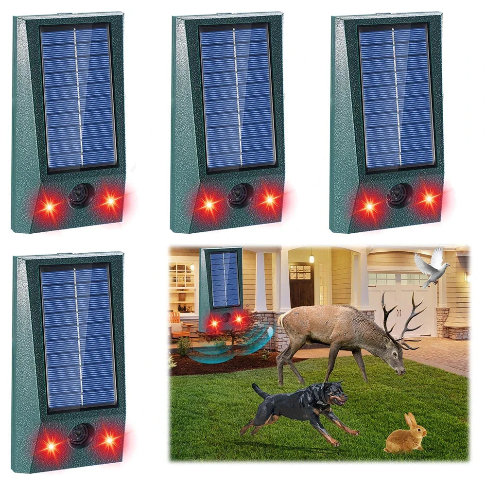 SONICGUARD - Répulsif à oiseaux ultrasonique solaire avec détection de mouvement