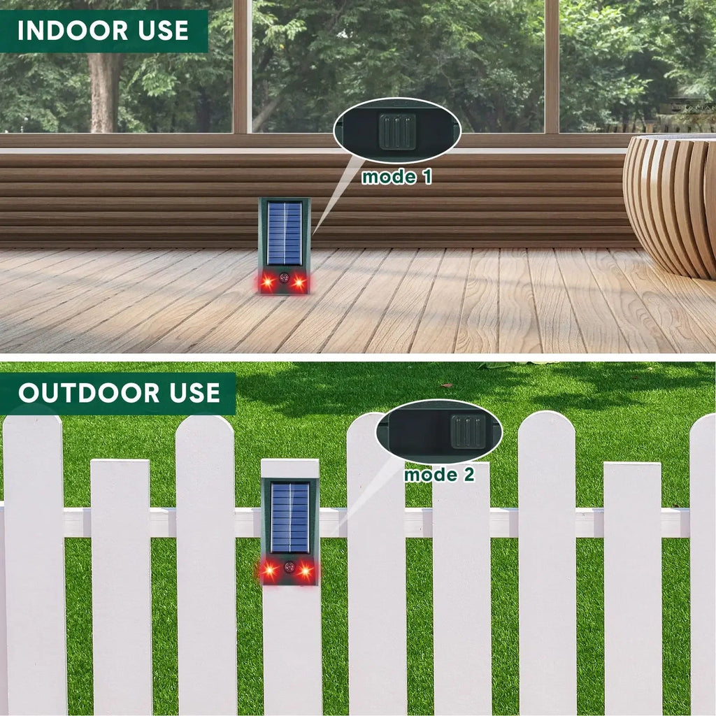 SONICGUARD - Répulsif à oiseaux ultrasonique solaire avec détection de mouvement