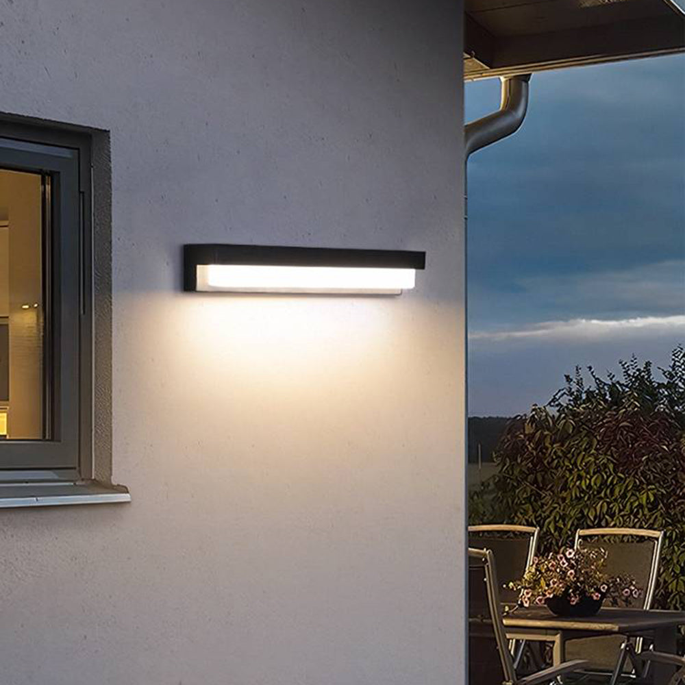 Lumière Murale Solaire à Détection de Mouvement pour Extérieur | Fixture de Jardin en Bronze Noir Durable