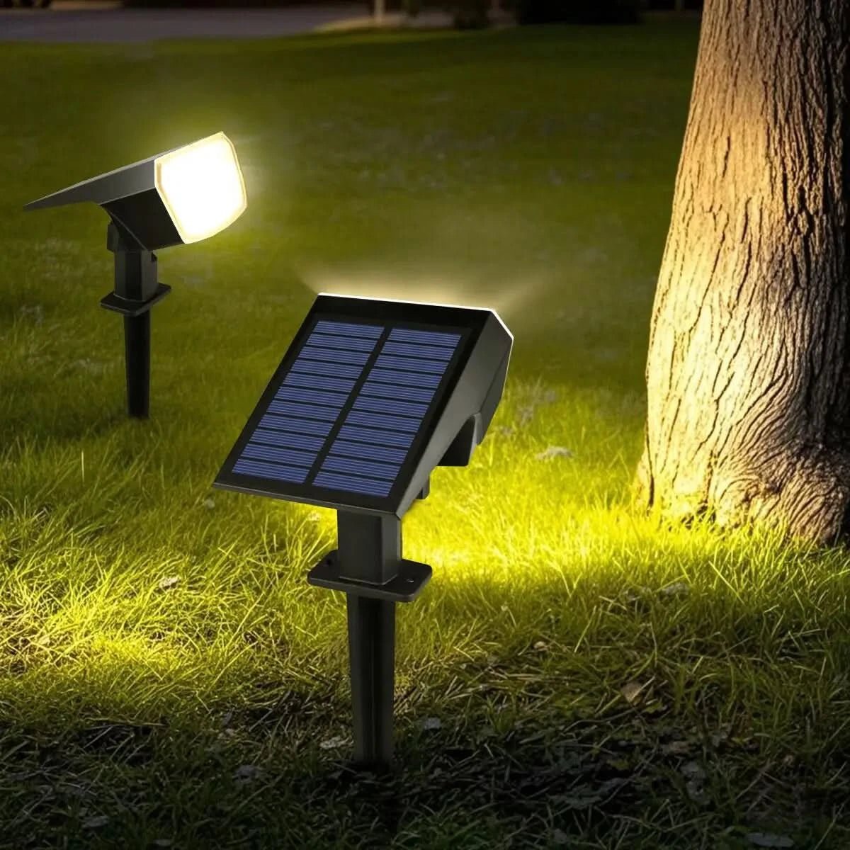 SUNRAYLUX – Lampe de projecteur LED solaire pour l'éclairage de sécurité extérieur