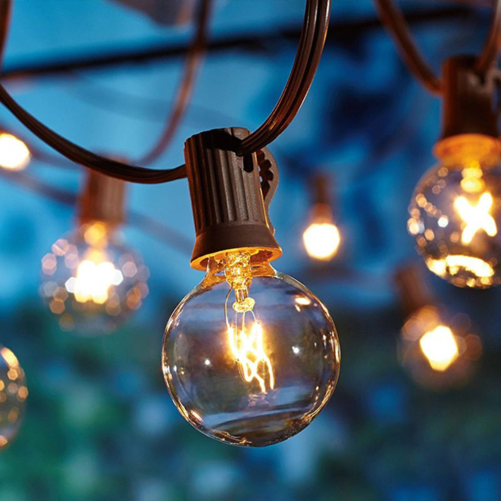 Guirlandes Solaire Extérieures - Lumières LED Globe pour Décoration de Jardin