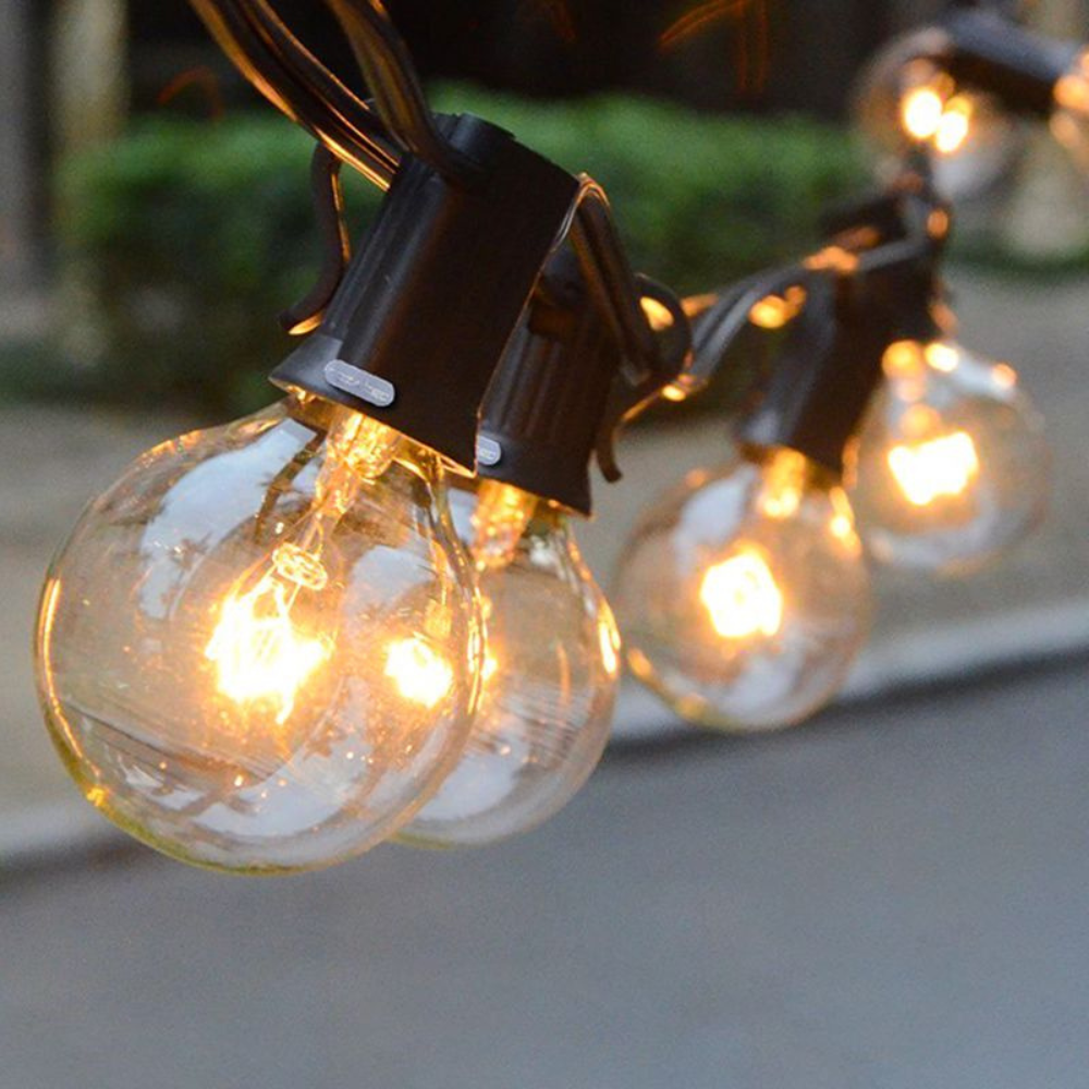 Guirlandes Solaire Extérieures - Lumières LED Globe pour Décoration de Jardin